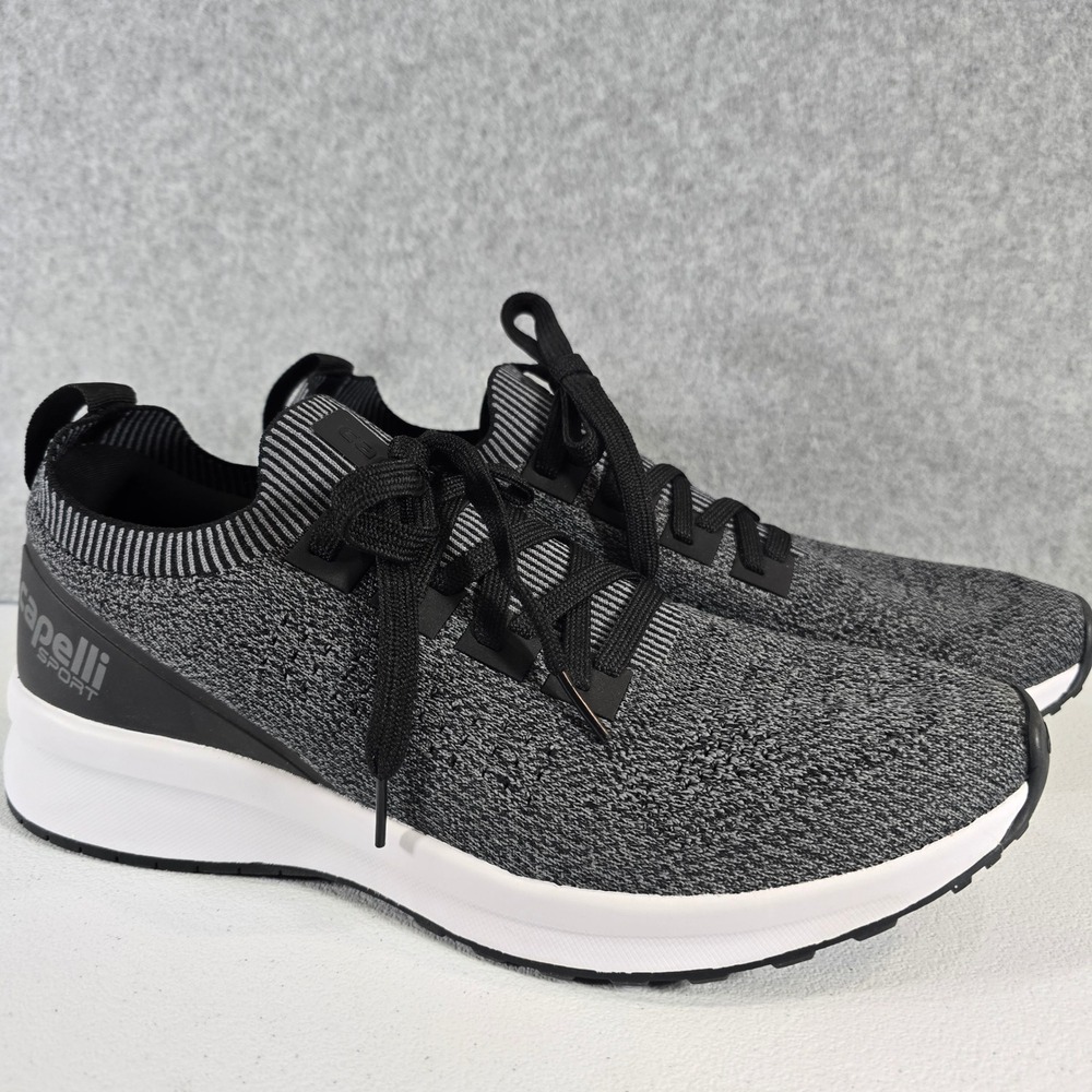 Capelli Sport Mens 11 Womens 12.5 Knit Running Training Sneakers Black Grey